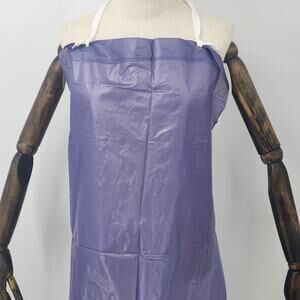 Water Repellent Vinyl Bib Apron Dishwasher Car Wash 43x35" Work Gear Lightweight